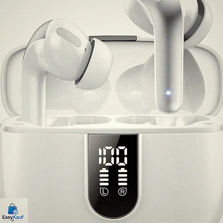 Bluetooth Kopfhörer In Ear Kabellos 50h Spielzeit mit Geräuschunterdrückung