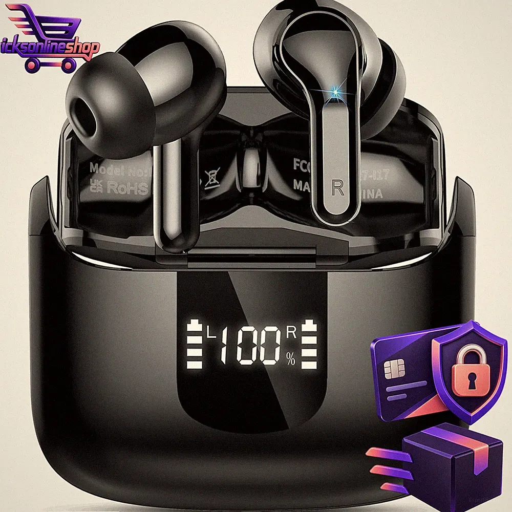 Bluetooth Kopfhörer In Ear Kabellos 6D-Stereo Bluetooth 5.4 Audio Sound