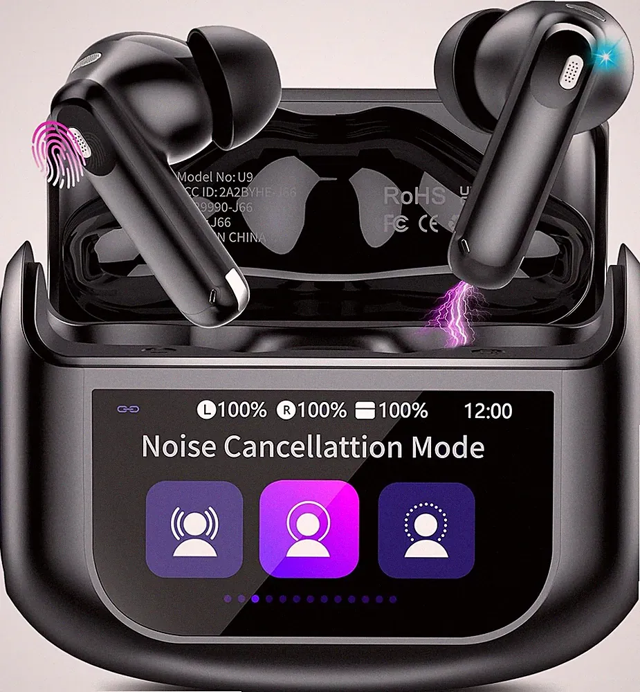 Bluetooth Kopfhörer In Ear Kabellos mit ANC 48Std Spielzeit IP7 Wasserdicht