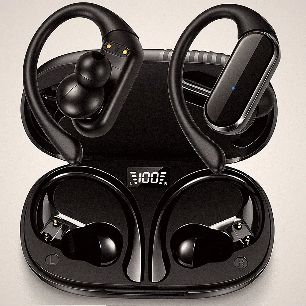 Bluetooth Kopfhörer, In Ear Kopfhörer Bluetooth 5.3 Kopfhörer Sport Ohrbügel