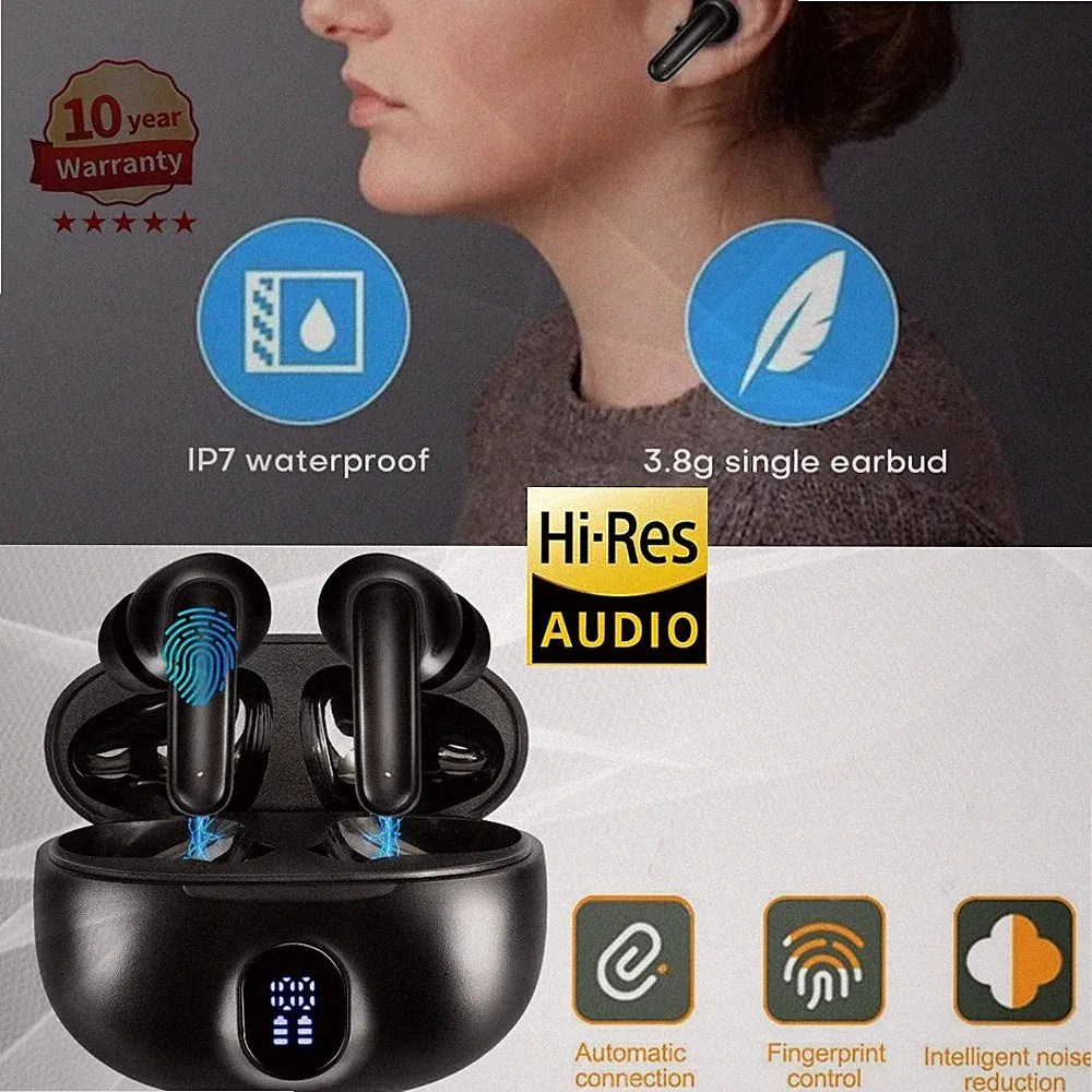 Bluetooth Kopfhörer, In Ear Kopfhörer Bluetooth 5.4 Kopfhörer Kabellos Sport