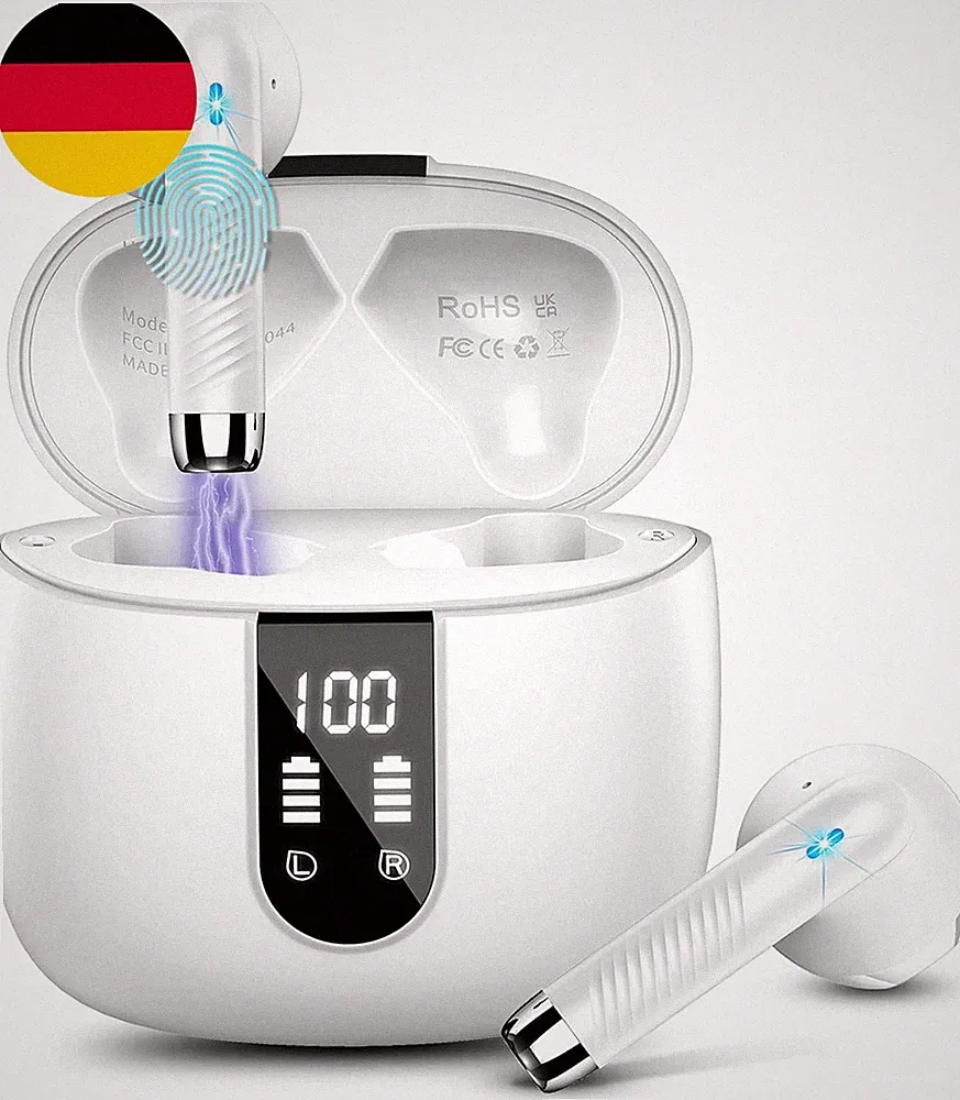 Bluetooth Kopfhörer, in Ear Kopfhörer Kabellos Bluetooth 5.3 Kabellose Kopfhörer