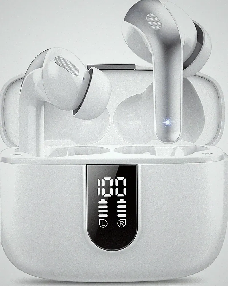 Bluetooth Kopfhörer, In Ear Kopfhörer Kabellos Bluetooth 5.3 mit 50H Tiefer B