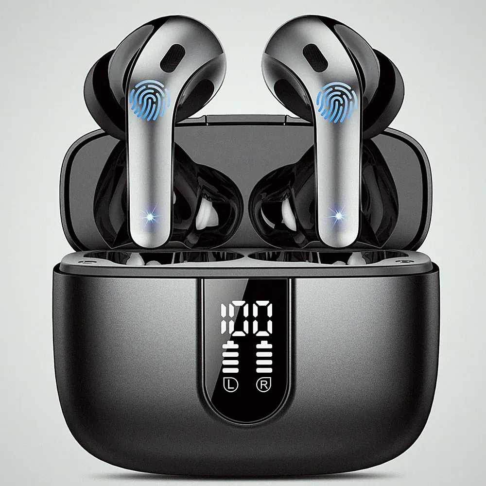 Bluetooth Kopfhörer In Ear Kopfhörer Kabellos Bluetooth 5.3 mit 50H Tiefer Bass