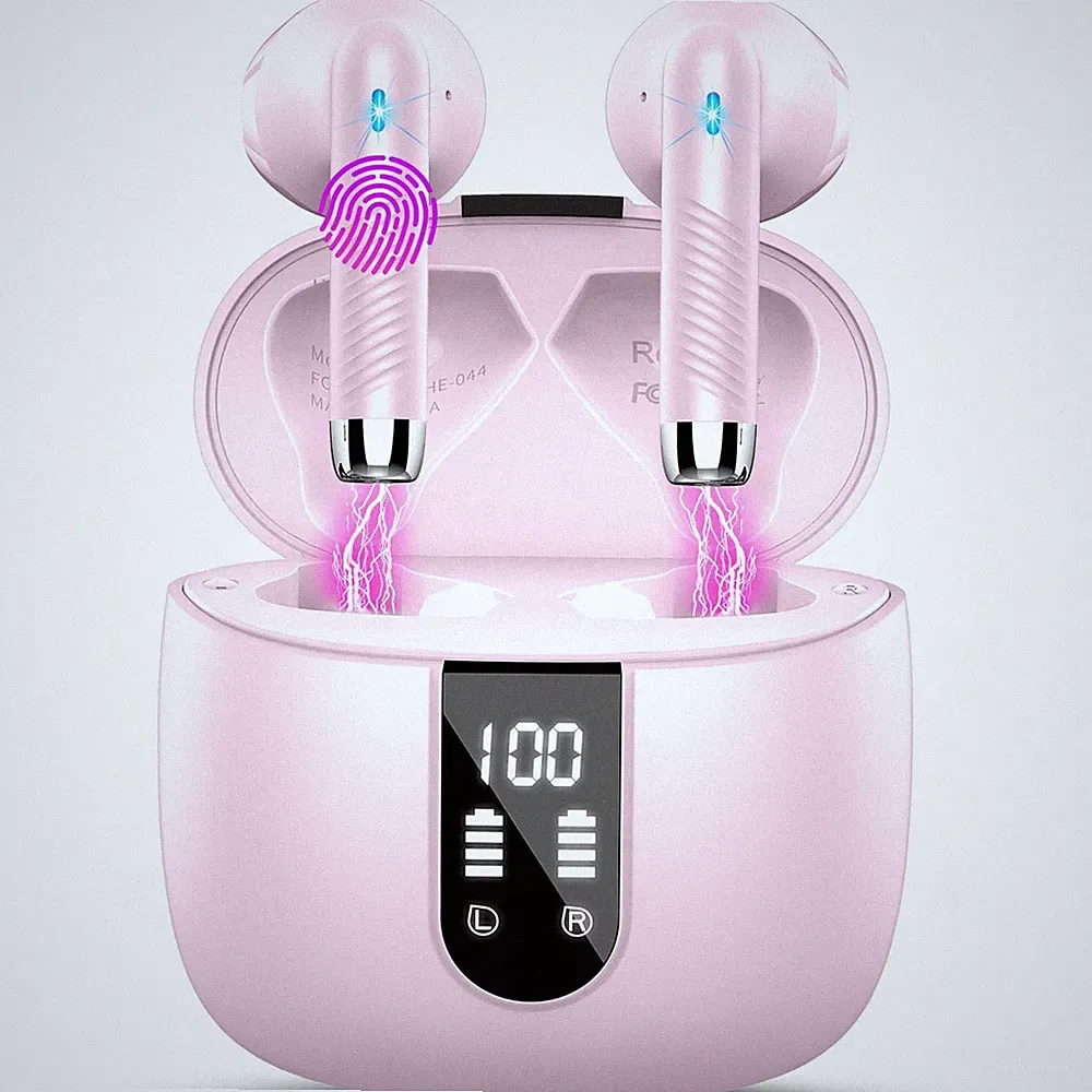 Bluetooth Kopfhörer In Ear Kopfhörer Kabellos Bluetooth 5.4 Neue 4 Mic Kabellose