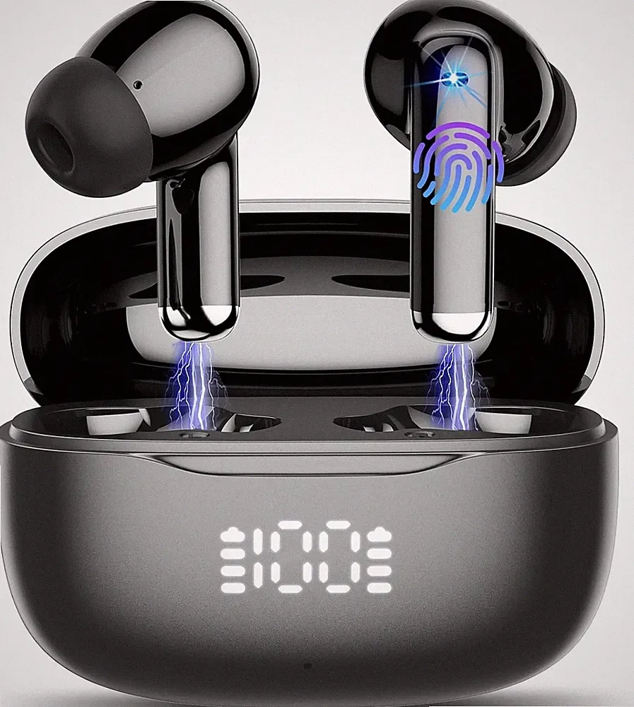 Bluetooth Kopfhörer, In Ear Kopfhörer Kabellos Bluetooth 5.4, Tiefer Bass | 4 E