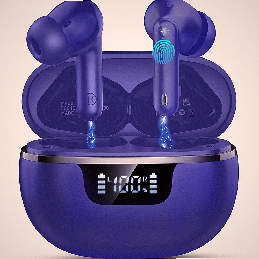 Bluetooth Kopfhörer In Ear Kopfhörer mit ENC Noise Cancelling Mic Kabellos