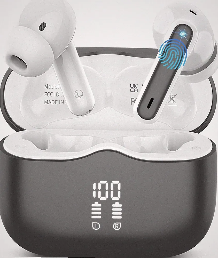 Bluetooth Kopfhörer In Ear mit 4 ENC Mikrofonen, 40h Akkulaufzeit, IP7