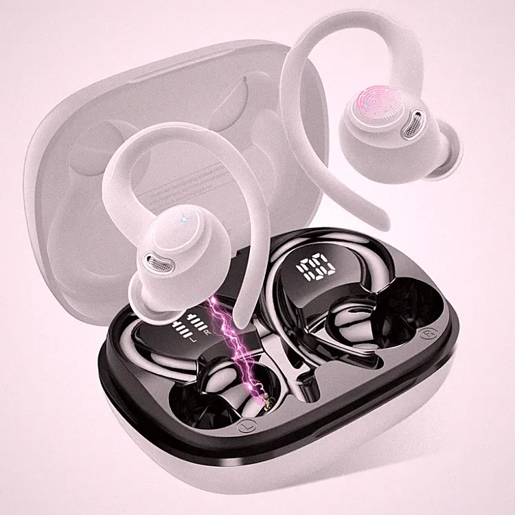 Bluetooth Kopfhörer In Ear Sport Ohrhörer 8 Stunden Akku Weiß 13 mm Bluetooth