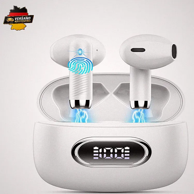 Bluetooth Kopfhörer J52 In Ear 4 Mikrofone ENC HD Klang 42Std L