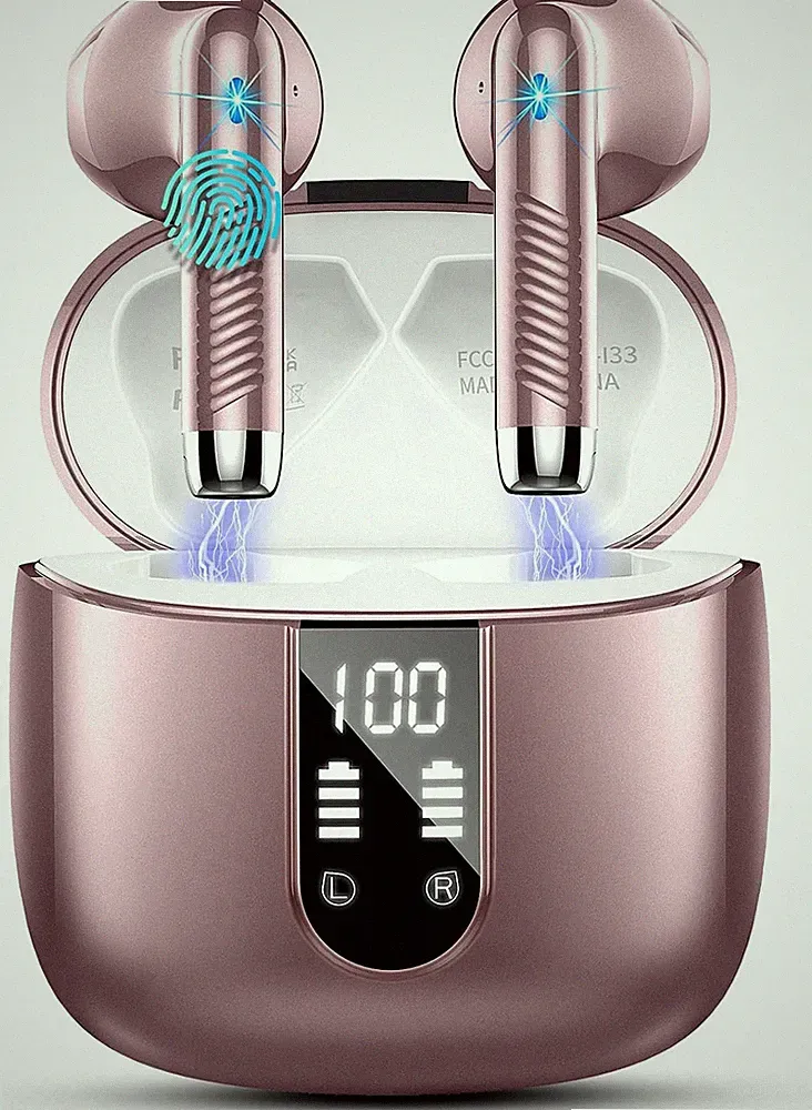 Bluetooth Kopfhörer J55 4 Mikrofone ENC Noise Cancelling 48h Akkula