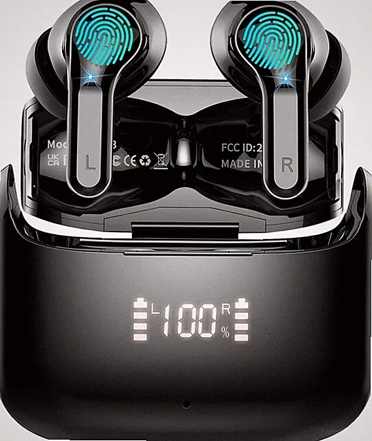 Bluetooth Kopfhörer Kabellos 5.3 In Ear Noise Cancelling 40H Bass USB-C