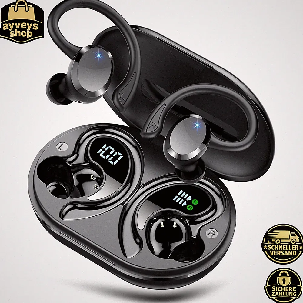 Bluetooth Kopfhörer Kabellos 5.4 Hi-Fi Stereo 68Std IP7 Wasserdicht Sport
