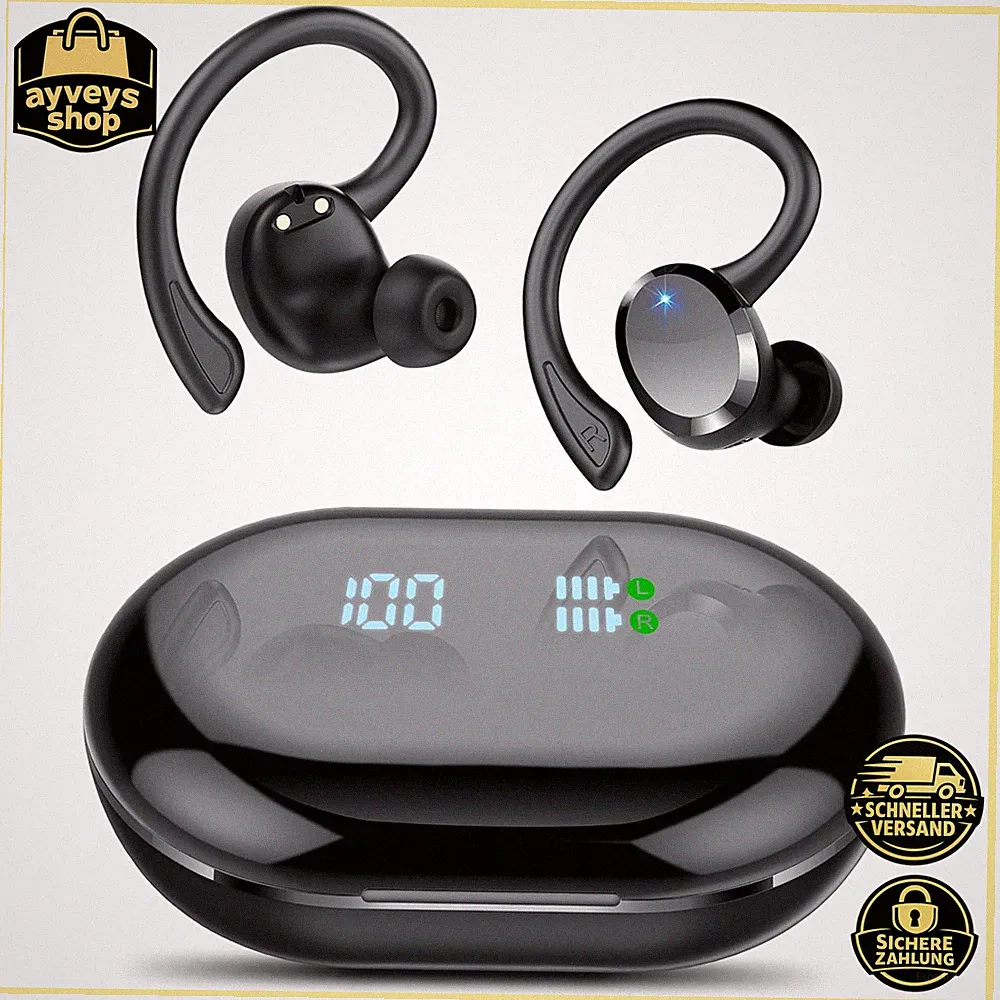 Bluetooth Kopfhörer Kabellos 5.4 Hi-Fi Stereo IP7 Wasserdicht mit Noise