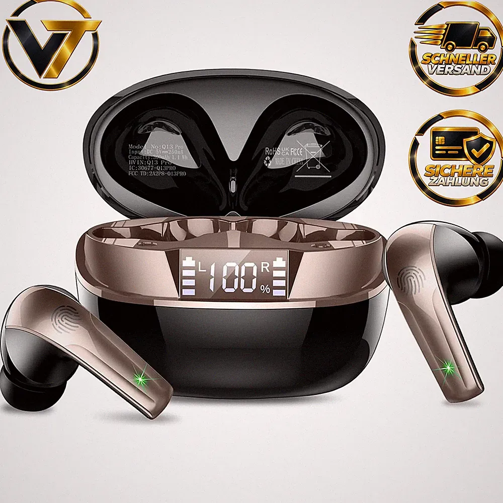 Bluetooth Kopfhörer Kabellos 5.4 HiFi Klangqualität 47Std Spielzeit IP7