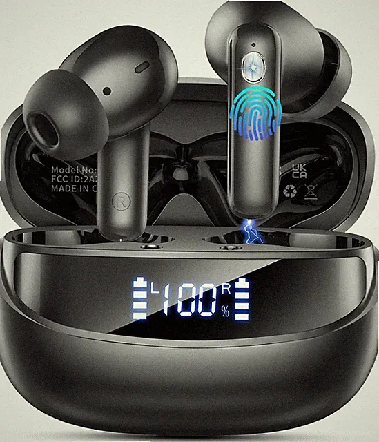 Bluetooth Kopfhörer Kabellos 5.4 HiFi Stereo 56 Std Spielzeit IP7 Wasserdicht