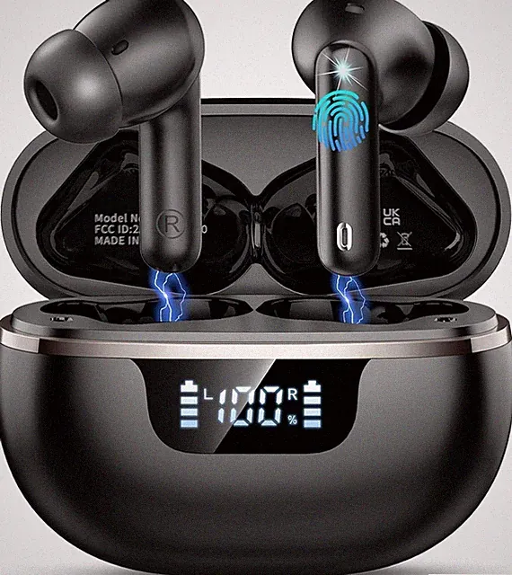 Bluetooth Kopfhörer Kabellos 5.4 In Ear ENC LED 50 Std IP7