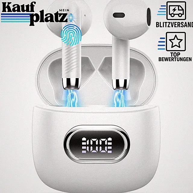 Bluetooth Kopfhörer Kabellos In Ear 42Std ENC Noise Cancelling IP7 Wasserdicht