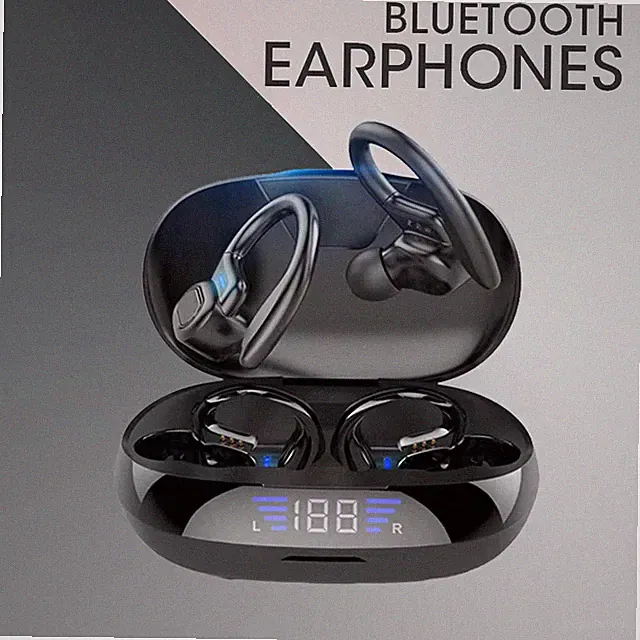 Bluetooth Kopfhörer Kabellos In-Ear Sport Headset Headset mit Ohrbügel