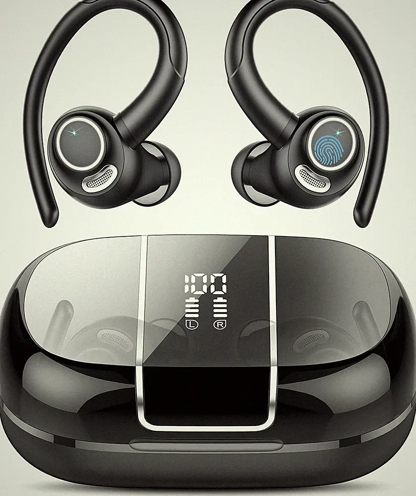 Bluetooth Kopfhörer Kabellos In Ear Sport Ohrbügel für Fitness und Freizeit