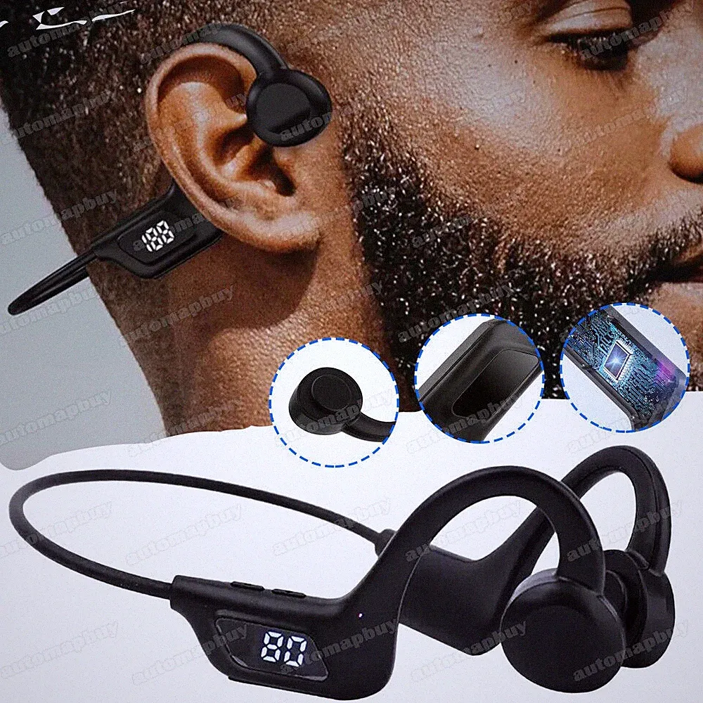 Bluetooth Kopfhörer Kabellos Sport Stereo Knochenleitung Headset Handy Ohrhörer