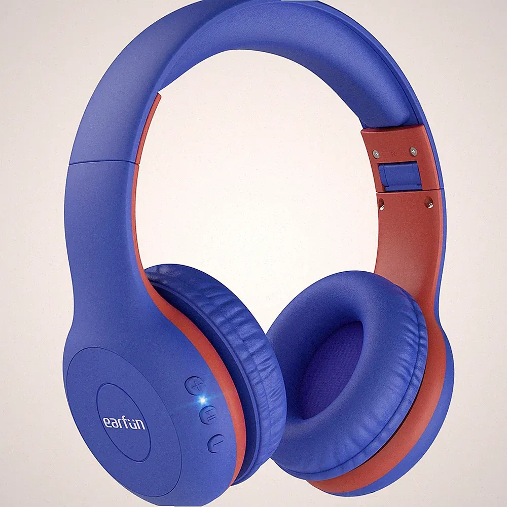 Bluetooth Kopfhörer Kinder 40 Std Akku 85 94 dB Schutz Navy Blue