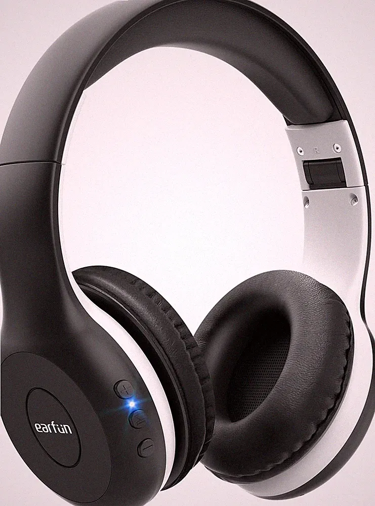 Bluetooth Kopfhörer Kinder 85/94dB Lautstärkeregelung Faltbar Kabellos Schwarz