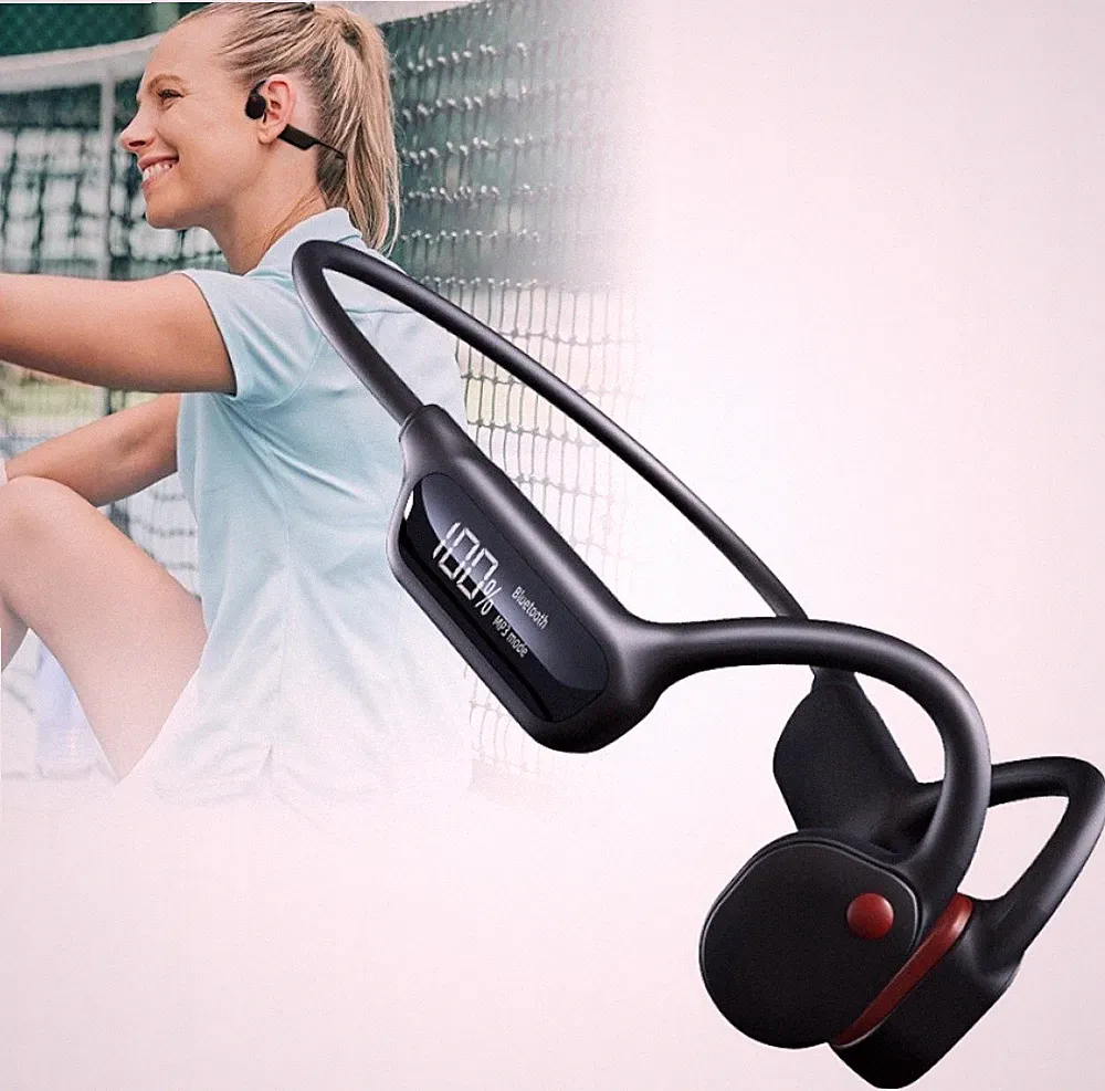 Bluetooth Kopfhörer Knochenschall Nackenbügel Headset Bone Conduction 32GB MP3