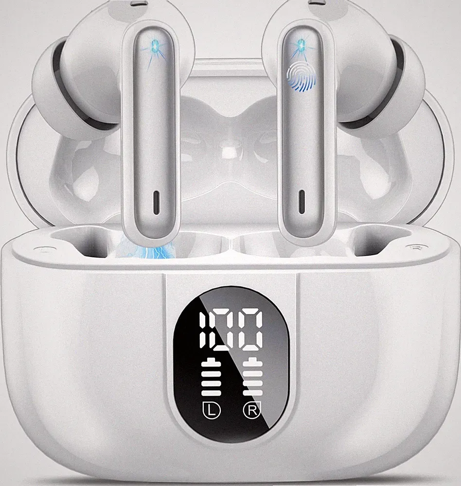 Bluetooth Kopfhörer Kopfhörer Kabellos Bluetooth 5.3 In Ear Kopfhörer mit 4 Mic