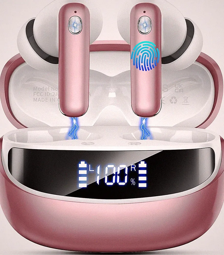 Bluetooth Kopfhörer, Kopfhörer Kabellos Bluetooth 5.4, 56 Std Spielzeit In Ear K