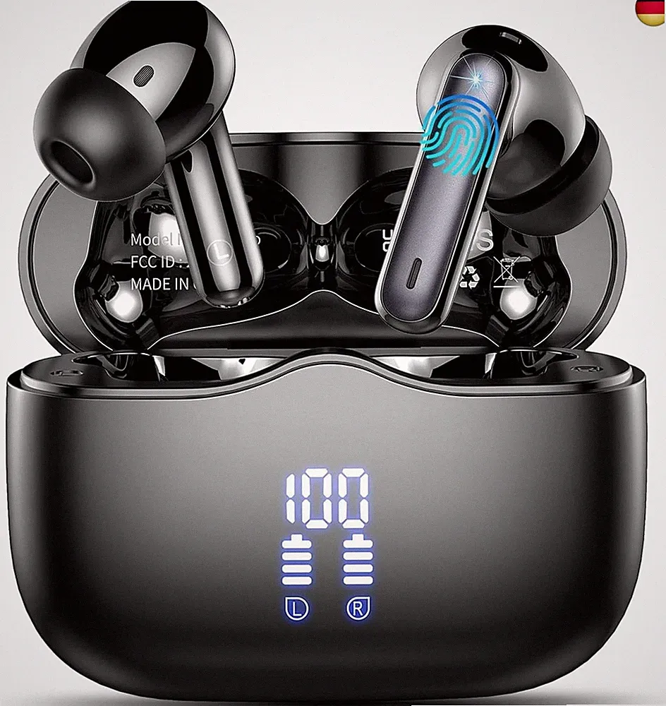 Bluetooth Kopfhörer, Kopfhörer Kabellos Bluetooth 5.4 In Ear Kopfhörer mit 4 EN