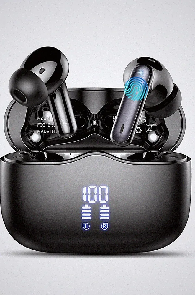 Bluetooth Kopfhörer, Kopfhörer Kabellos Bluetooth 5.4 In Ear Kopfhörer mit 4 ENC