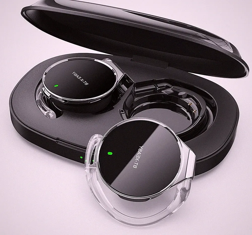 Bluetooth Kopfhörer Micool Open Ear Kabellos Geräuschunterdrückung 4 Mikrofone