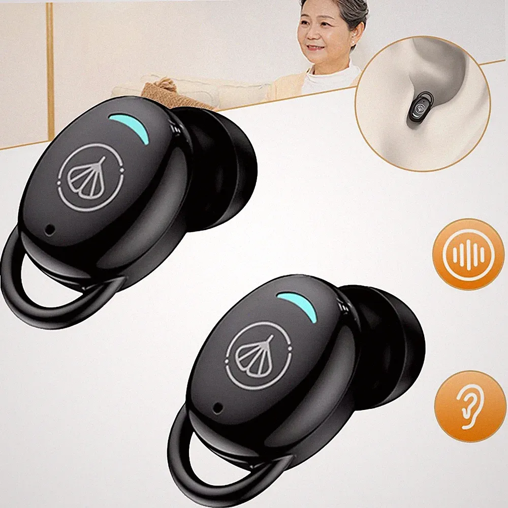 Bluetooth Kopfhörer,Mini In Ear Kopfhörer Kabellos Hörhilfe,Schlafkopfhörer