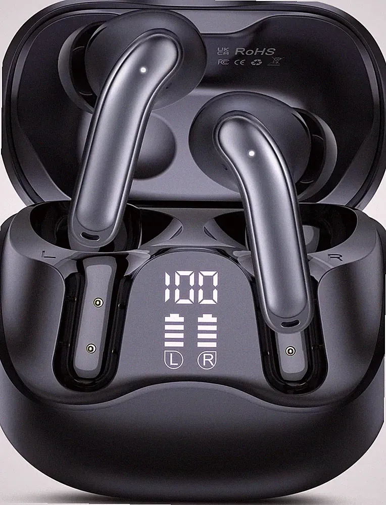 Bluetooth Kopfhörer mit Hybride Aktive Geräuschunterdrückung, In Ear Kopfhörer K