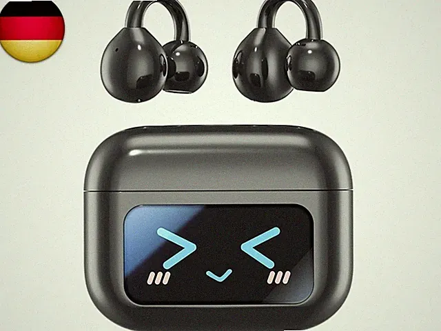 Bluetooth kopfhörer mit ohrclip, Bluetooth 5.4-Sportkopfhörer, Open Ear ü
