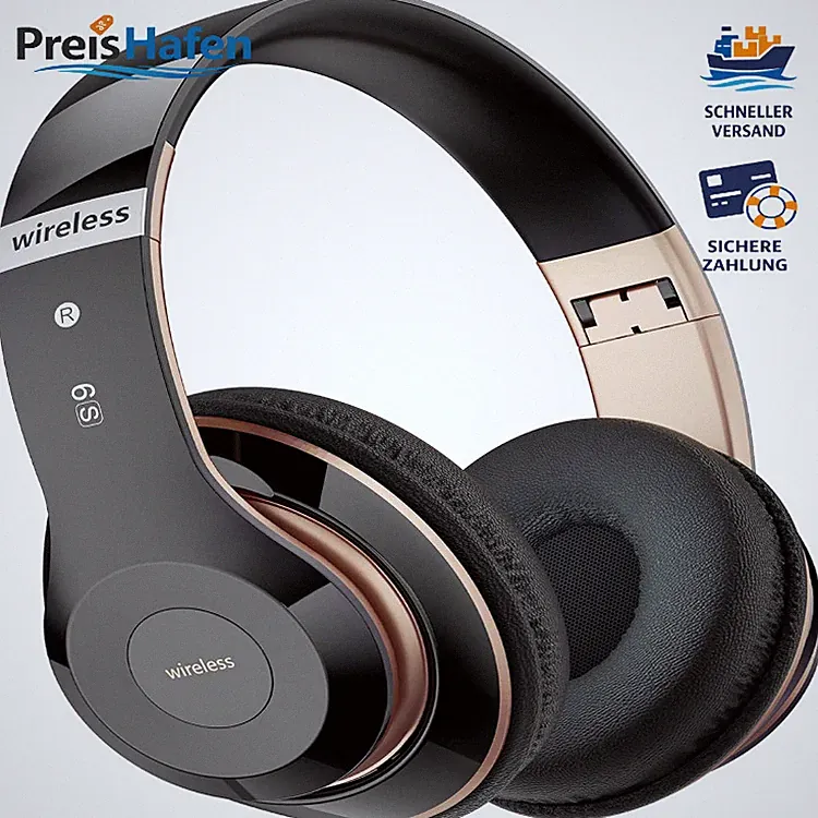 Bluetooth Kopfhörer Over-Ear 6 EQ Modi 65 Std