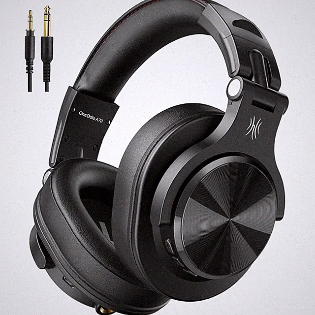 Bluetooth Kopfhörer Over Ear 72 Std HiFi Stereo Kabellos Wireless 6,35