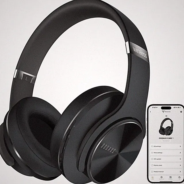 Bluetooth Kopfhörer Over Ear 9 EQ Modi 90H Spielzeit Kabellose Headphones mit