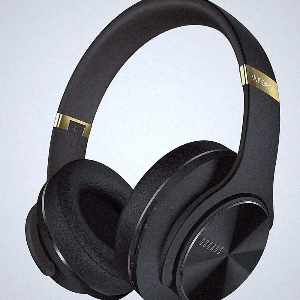 Bluetooth Kopfhörer Over Ear 90 Std Akku 3 EQ Modi Kabellos Mikrofon