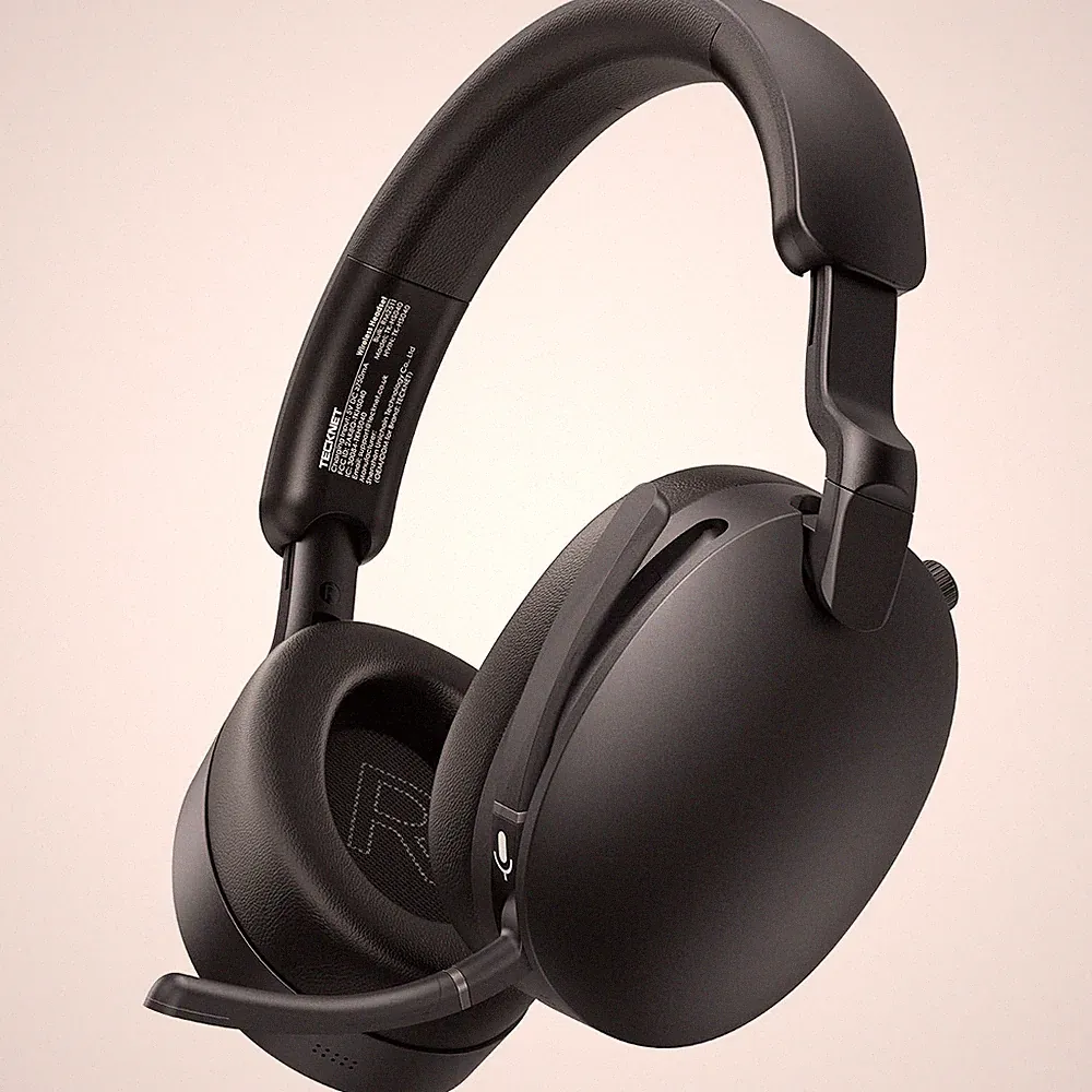 Bluetooth Kopfhörer Over Ear ANC Geräuschunterdrückung 5.4 Schwarz 100 Stunden