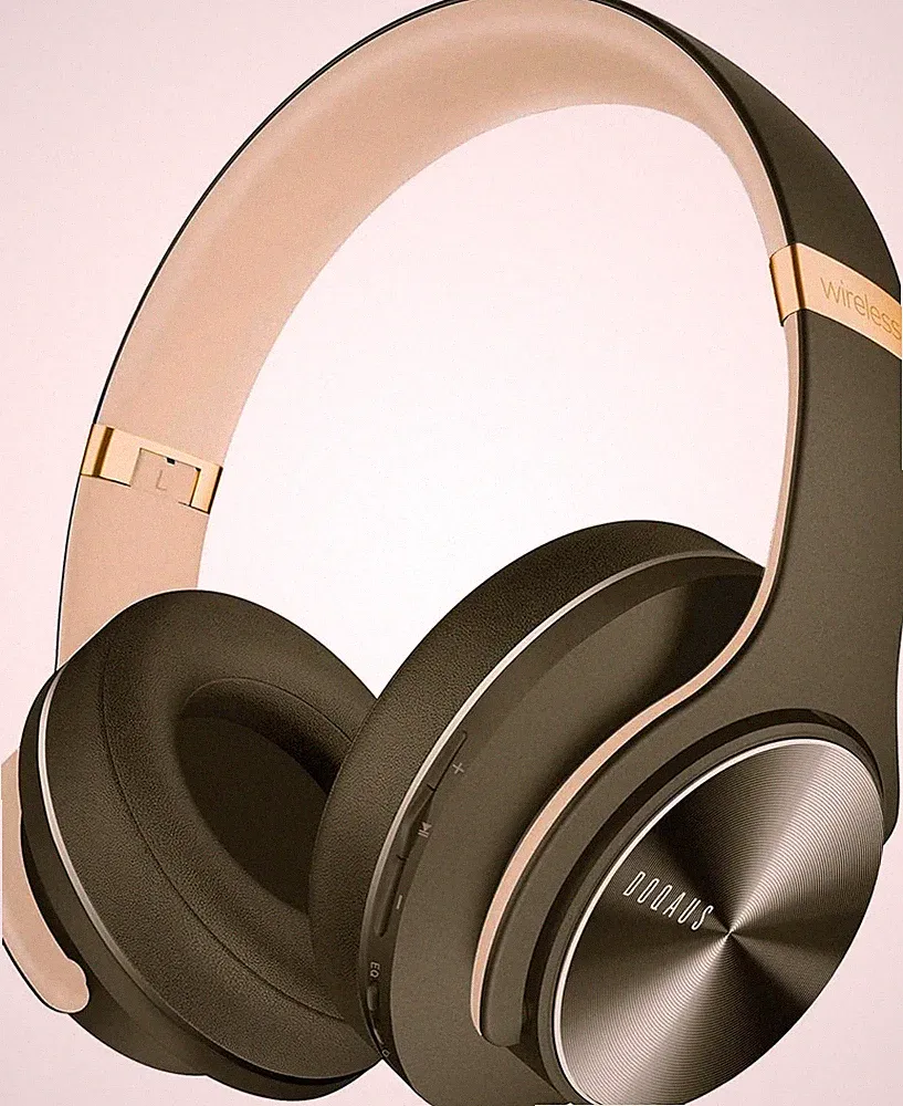 Bluetooth Kopfhörer Over Ear, Bis zu 90 Std Kabellose Kopfhörer mit 3 EQ-Modi, H