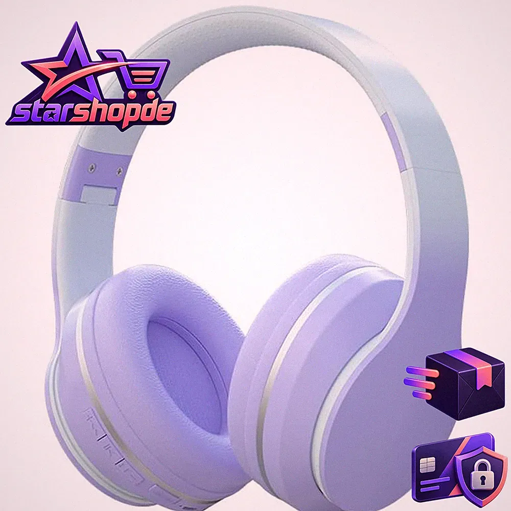 Bluetooth Kopfhörer Over-Ear Faltbar Einstellbar mit Mikrofon für Kinder