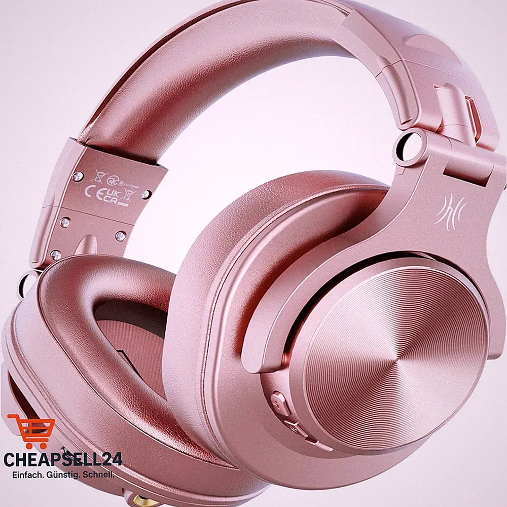 Bluetooth Kopfhörer Over Ear HiFi Stereo Kabellos 72 Std 6,35