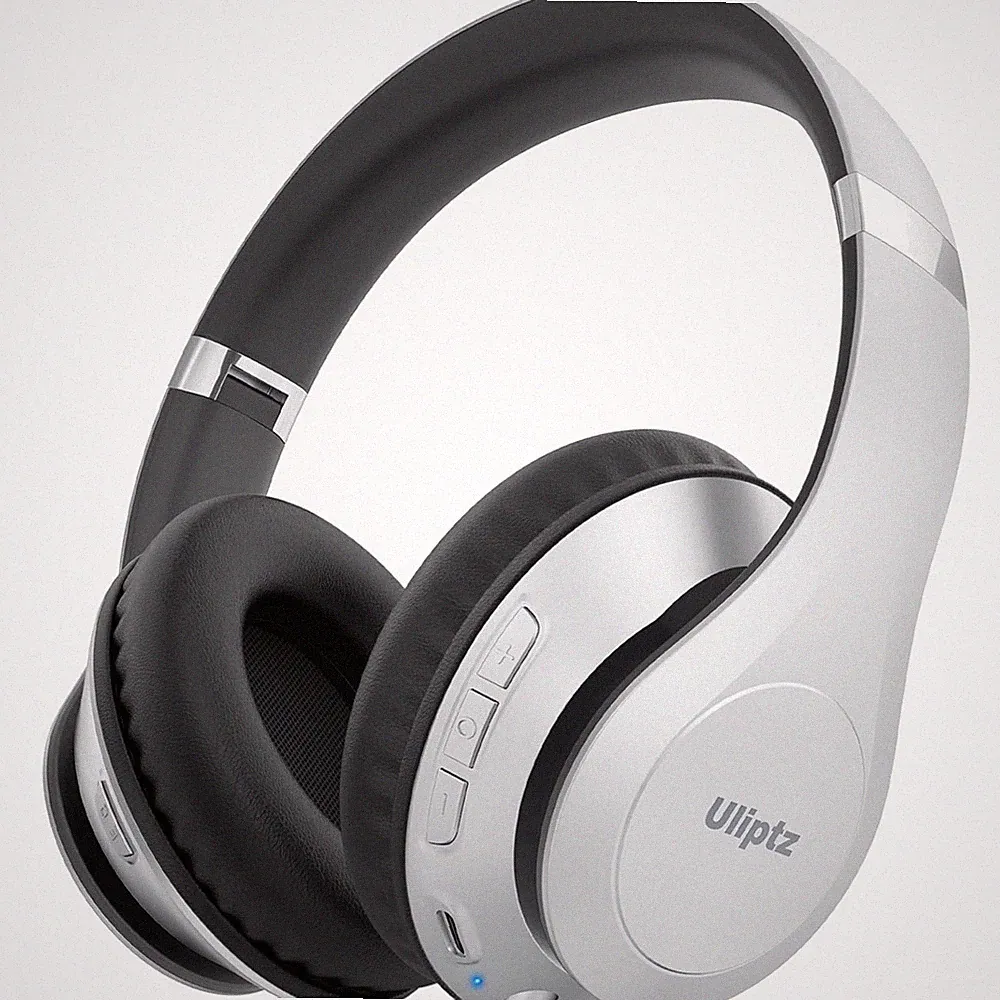 Bluetooth Kopfhörer Over Ear Kabel los 65h Akkulaufzeit Noise Cancelling