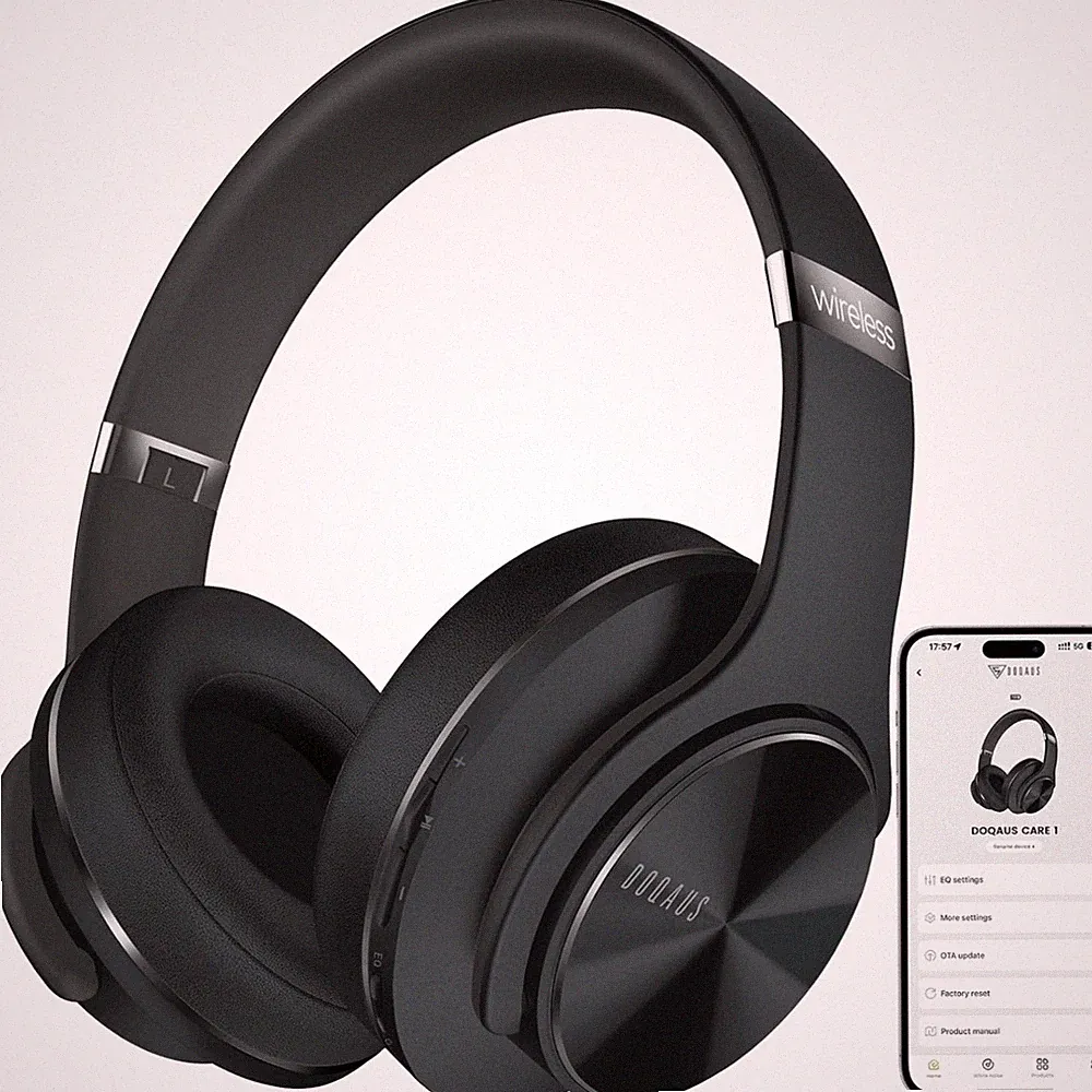Bluetooth Kopfhörer Over Ear Kabellos 52 Std Akku App Steuerung