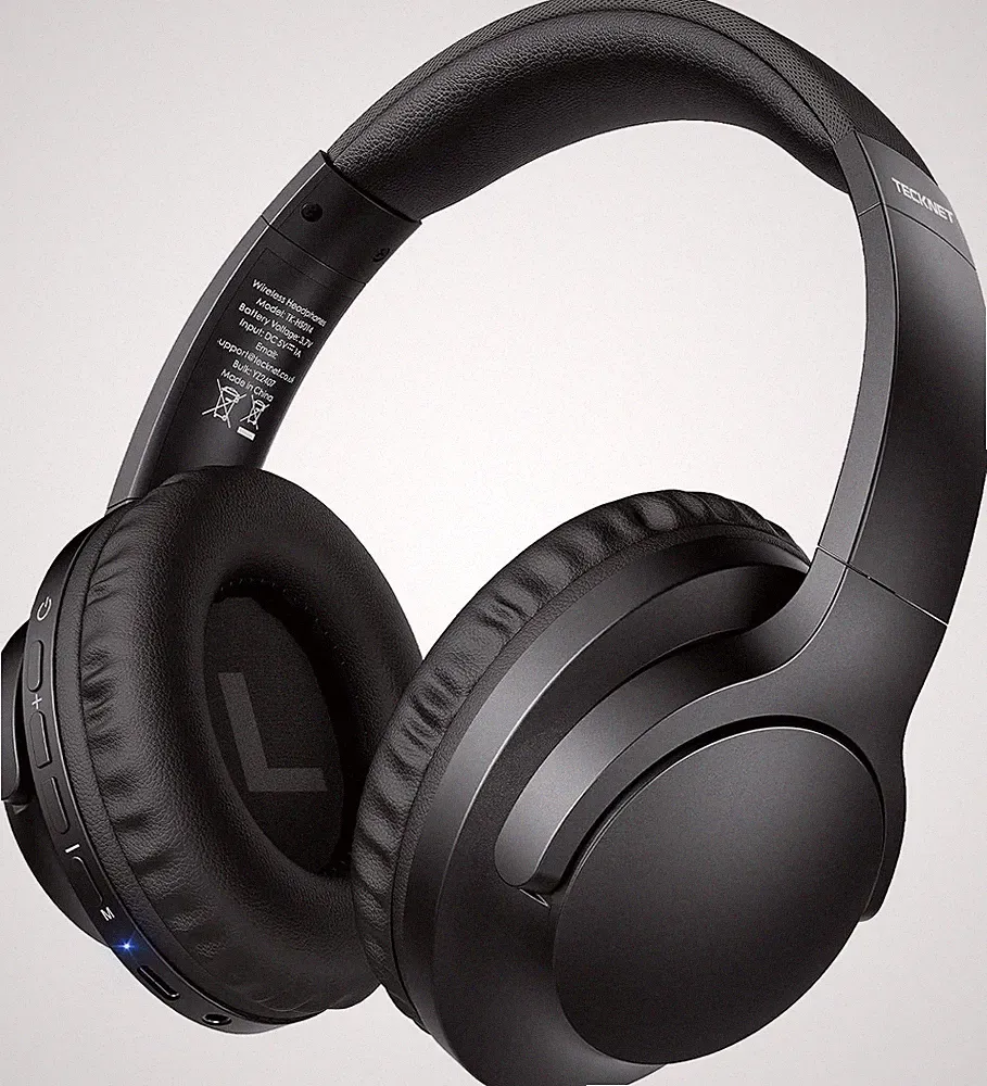 Bluetooth Kopfhörer Over Ear Kabellos 70 Stunden Spielzeit 5.3 Faltbares Mikrofon