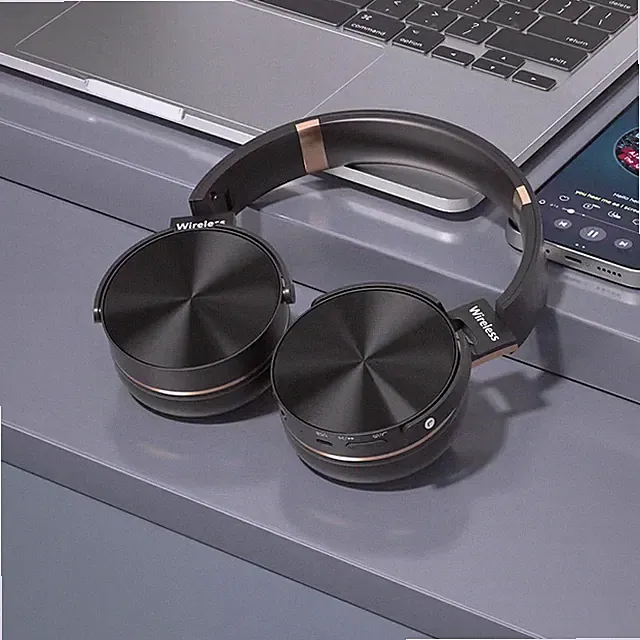 Bluetooth Kopfhörer Over Ear Kabellos Headphone HiFi Stereo Wireless Headset DHL