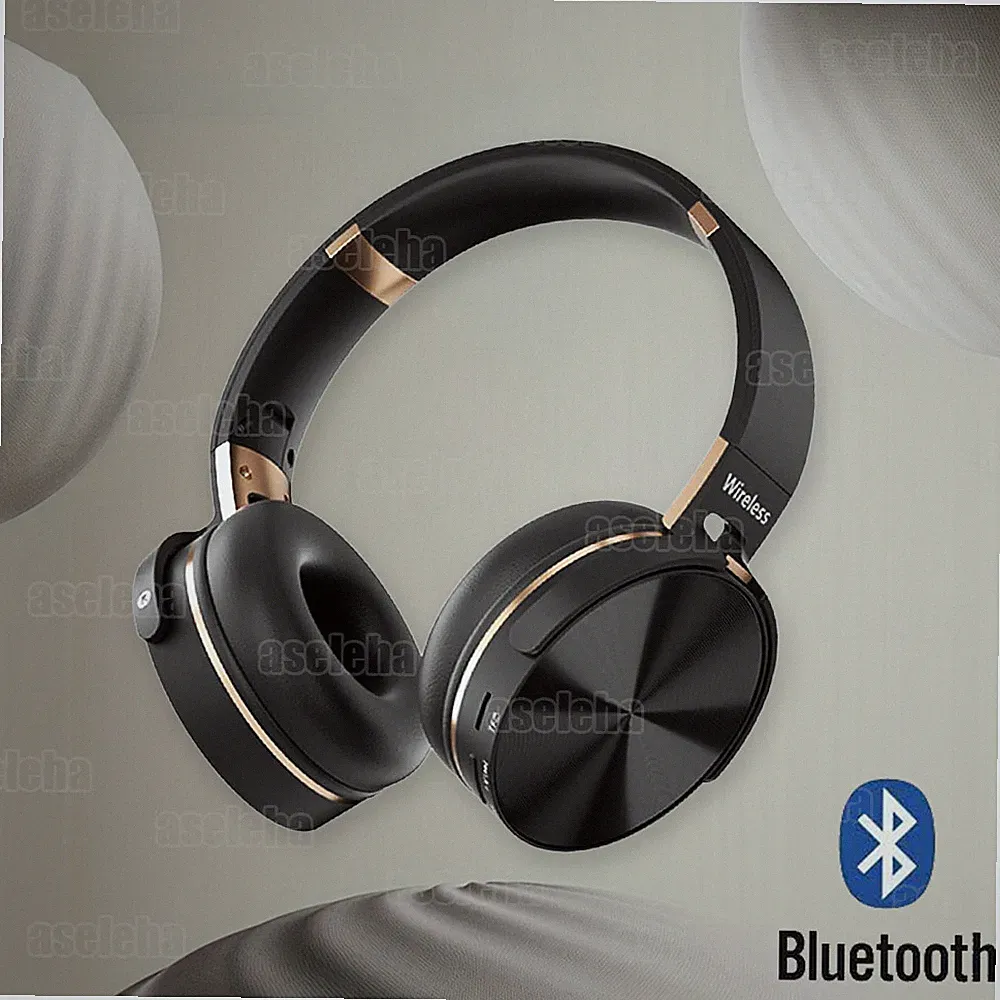 Bluetooth Kopfhörer Over Ear Kabellos HiFi Stereo Over-Ear-Kopfhörer Headset DE