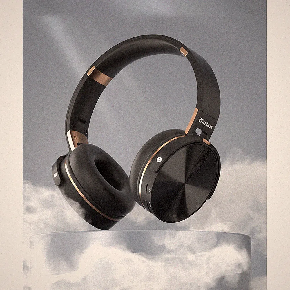 Bluetooth Kopfhörer Over Ear Kabellos HiFi Stereo Wireless Headset Bass Ohrhörer